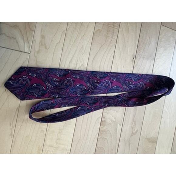 Lot of paisley colorful men's ties from Nordstrom, JW Robinson, XMI and N Martin - Picture 10 of 13